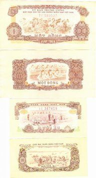 В'єтнам набір з 2 банкнот 1966 UNC Б03839 фото