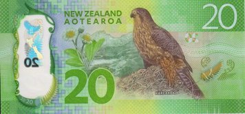 New Zealand $ 20 2016 UNC (P193)