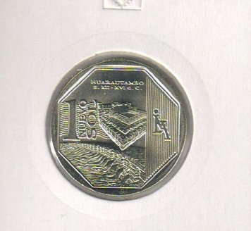 Peru 1 new salt 2015 "Wealth and Pride of Peru - Huarautambo" UNC (KM # 393)