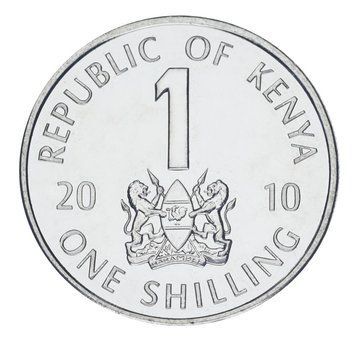 Кения 1 шиллинг 2010 UNC М22946 фото
