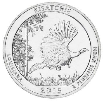 Монета США 25 центів (квотер) 2015 D &laquo;Національні парки - Кісатчі (27-й парк)&raquo; UNC (KM#598) М01847 фото