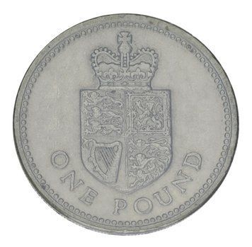 Монета Великобританія 1 фунт 1988 F-VF М21803 фото