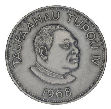 Тонга 1 паанга 1968 F-VF М22774 фото