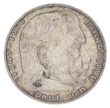 Монета Німеччина 2 марки 1937 Срібло F-VF J (KM#93) М17069 фото