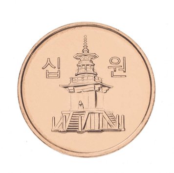 Южная Корея 10 вон 2009 UNC М15753 фото