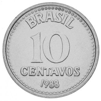 Бразилія 10 сентаво 1 987 UNC М14695 фото