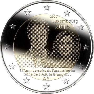 Luxembourg 2 euro 2015 "Tron" UNC