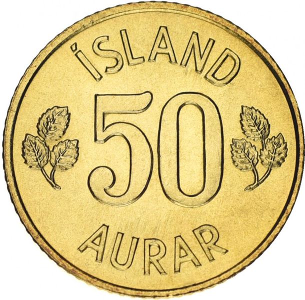 Iceland 50 air 1974 UNC