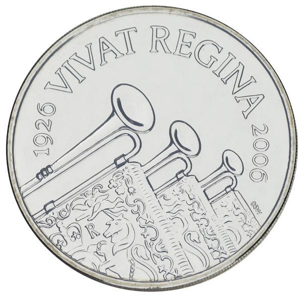 Монета Великобританія 5 фунтів 2006 &laquo;Віват Регіна&raquo; UNC (KM#1062) М02793 фото