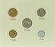 Ethiopia Set of coins UNC 1, 5, 10, 25, 50 cents and 1 mark Booklet