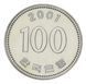 Монета Южная Корея 100 вон 2001 UNC Адмирал Ли Сунсин М24178 фото 2