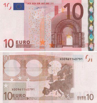 Germany 10 Euro 2002 X R001 UNC