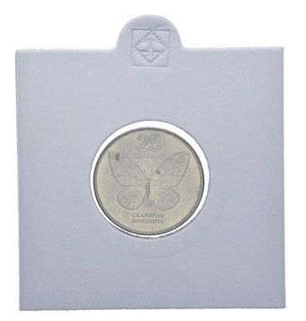 Монета Филиппины 25 сентим 1983 F-VF Бабочка М11963 фото