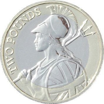 Монета Великобританія 2 фунта 2016 &laquo;Британія&raquo; F-VF М08705 фото
