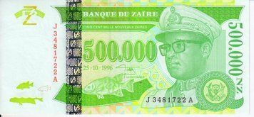 Заїр 500000 заїр 1996 UNC (P78) Б06176 фото