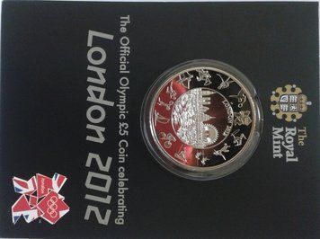 Great Britain 5 pounds 2012 "Olympics 2012" UNC blister