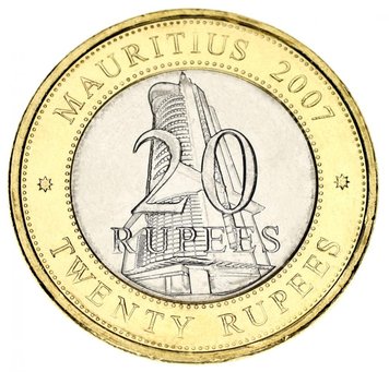 Mauritius Rs 20 2000-2010 AU-UNC