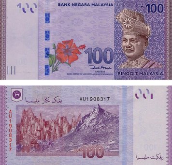 Малайзия 100 ринггит 2012 UNC (P56) Б05591 фото