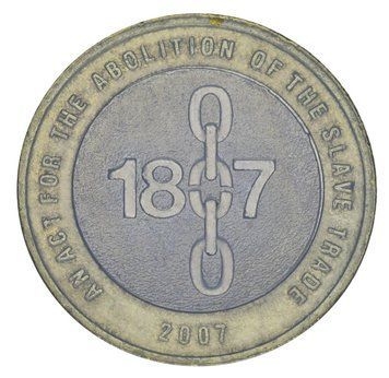 Монета Великобританія 2 фунта 2007 &laquo;Скасування работоргівлі&raquo; F-VF (KM#1075) М05859 фото