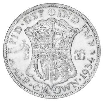 Монета Великобританія 1/2 крони 1934 Срібло F-VF Half Crown (Ag 500, 14,14 г) М19863 фото