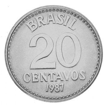 Бразилія 20 сентаво 1 987 UNC М14696 фото