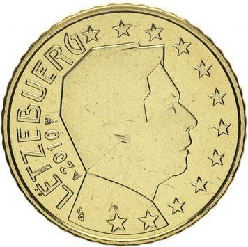 Coin Luxembourg 50 cents 2010 UNC