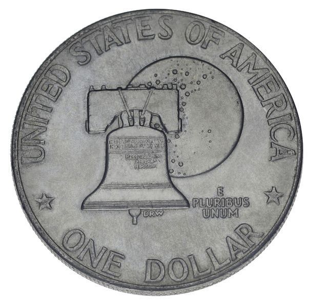 Coin USA 1 Dollar 1976 F-VF Eisenhower 200th Anniversary of American Independence
