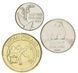 Coins set Finland set of 3 coins 1990-1997 UNC 10, 50 penny, 1 mark