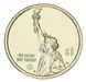 Coin US 1 Dollar 2025 UNC P American Innovations - Ray Montague Computer Sketch of the USS Arkansas