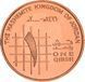 Монета Иордания 1 кирш 2000 AU-UNC М12300 фото 1
