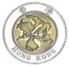 Hong Kong 10 dollars 1994 Bimetal F-VF Flower