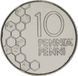 Coins set Finland set of 3 coins 1990-1997 UNC 10, 50 penny, 1 mark