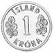 Iceland 1 crown 1973 F-VF