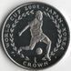 Острів Мен 1 крона 2002 &laquo;Чемпіонат світу з футболу в Японії і Кореї&raquo; UNC Різновид 2 (KM#1123) М08202 фото 1