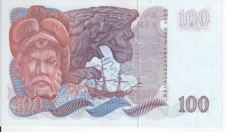 Швеція 100 крон 1972 UNC (P54) Б06279 фото