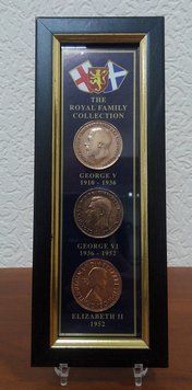 UK Royal Family Collection 3 VF Coin Set