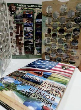 Альбом для монет США.&nbsp;Національні парки США А06705 фото