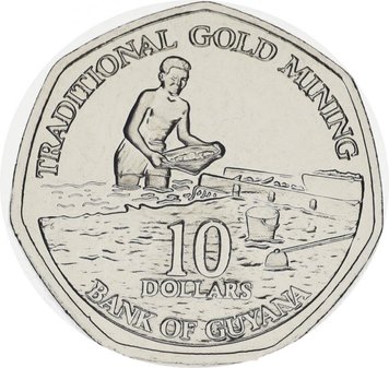 Guyana 10 Dollars 2018 UNC (KM # 52)