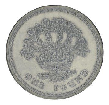 Монета Великобританія 1 фунт 1991 F-VF М21805 фото