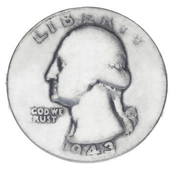 Монета США 25 центів (квотер) 1943 Срібло F-VF (Ag 900, 6.25 г) М19914 фото