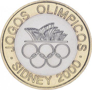 Portugal 200 escudos 2000 Sydney Olympics AU-UNC (KM # 726)