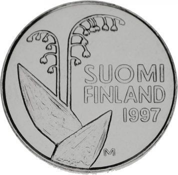 Фінляндія 10 пенні 1997 UNC М14306 фото