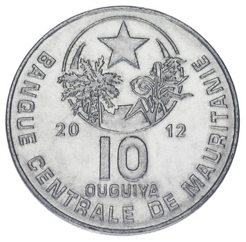 Mauritania 10 Ouguy 2012 F-VF