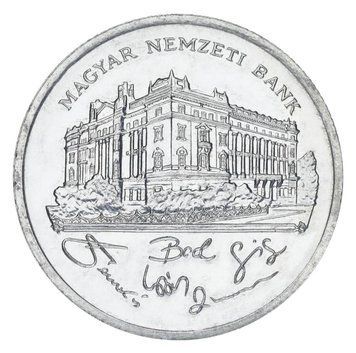 Монета Угорщина 200 форинтів 1992 Срібло VF-AU Угорський Національний банк (Ag 500, 12 грамм) М24097 фото
