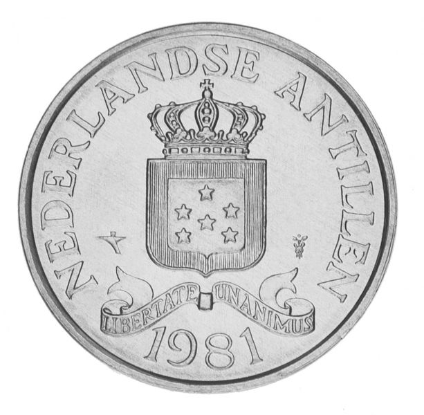 Netherlands Antilles 2.5 cents 1981 VF-AU