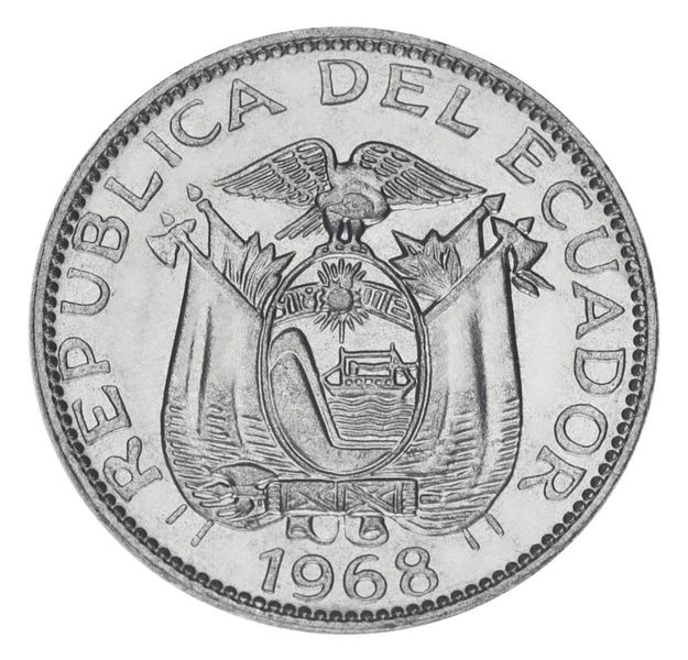 Ecuador 10 centavos 1964 UNC