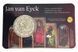 Coin Belgium 2 euros 2020 Bimetal UNC Painter Jan van Eyck in a souvenir package