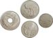 Papua New Guinea set of 4 coins 2009-2010 UNC 5, 10, 20 toya, 1 kina