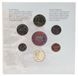 Coins set Bermuda 5-coin set 2004 UNC 1, 5, 10, 25 cents, 1 dollar in souvenir packaging