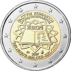 Бельгія 2 євро 2007 «Римський договір» UNC (KM#247) М00027 фото